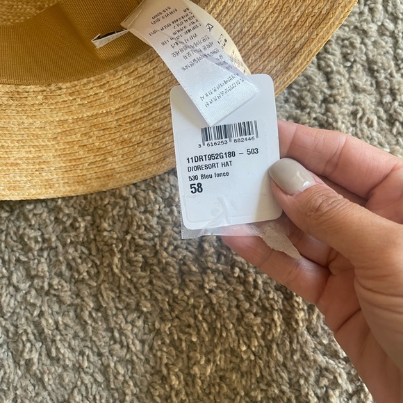 Dior RESORT SMALL BRIM HAT-Size 58 - Picture 3 of 6